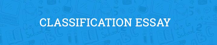 types of classification essays