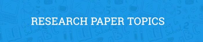 research paper topics