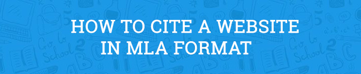 how to cite a website mla