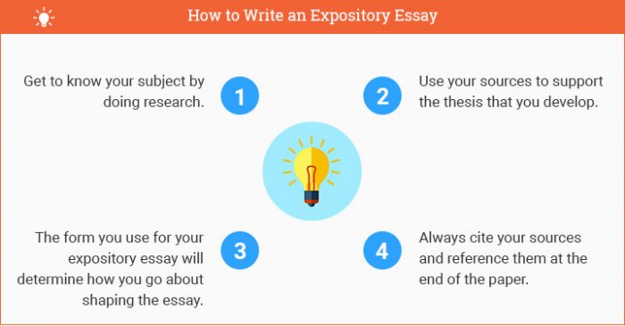 how to write an expository essay