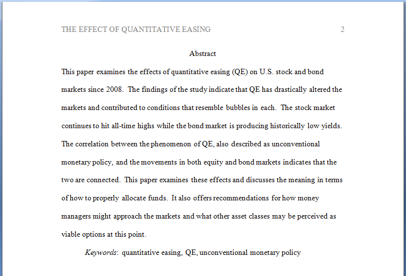 apa format example papers