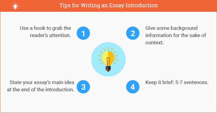 how to write an essay introduction