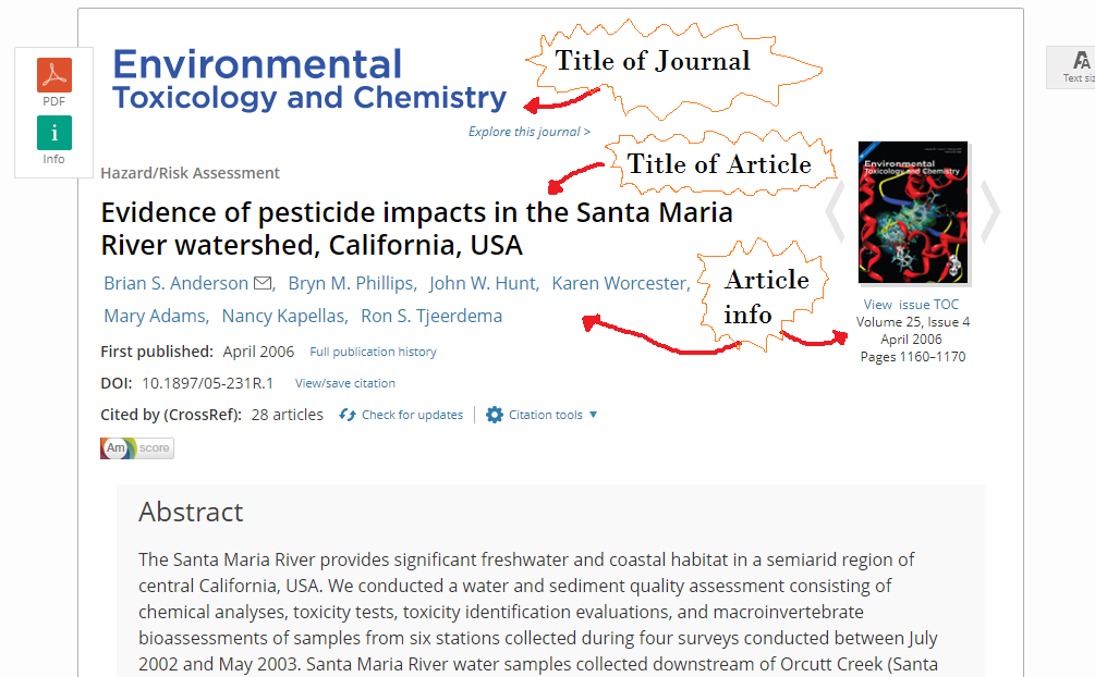 how to quote journal articles in essays