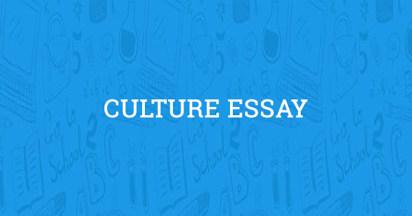 Essay of culture