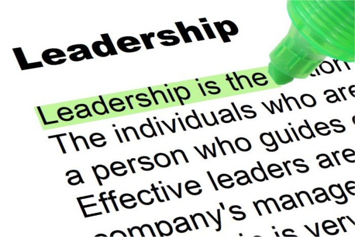 Leadership definition essay